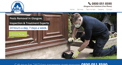 Desktop Screenshot of glasgow.able247pestcontrol.co.uk